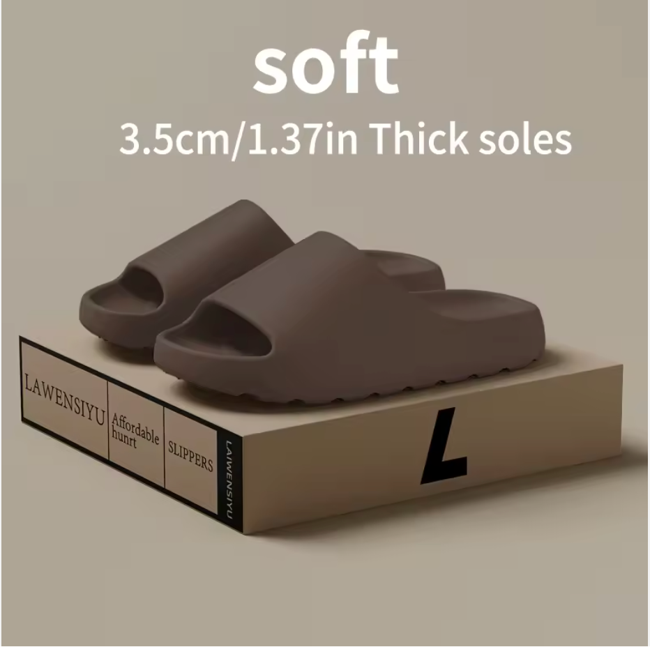 Coconut Slippers Cloud Thick-soled Sandals Summer Fashion Soft Bottom Beach Men Slippers Women's Sandals EVA Slides
