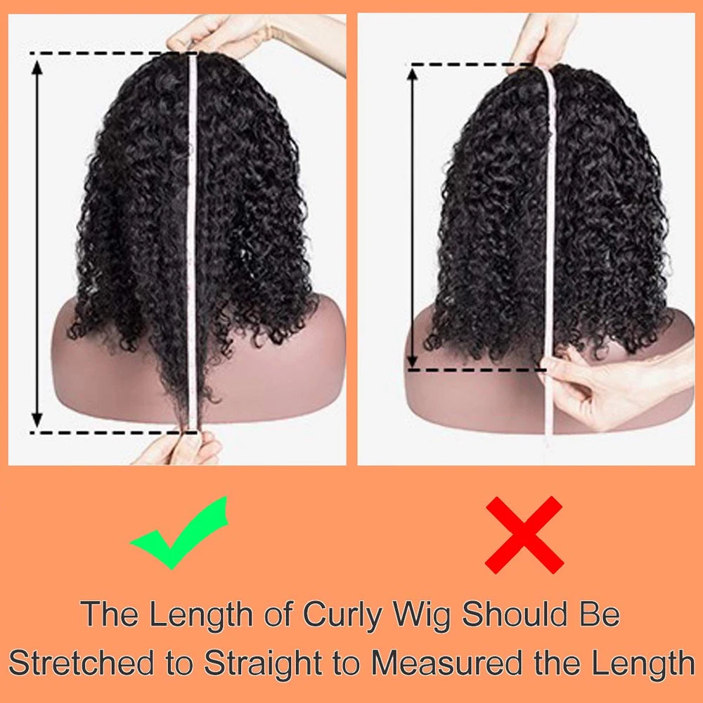 Kinky Curly Headband Wig