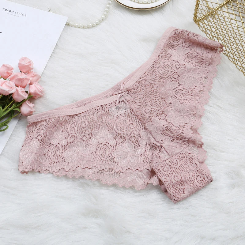 Sexy Lace Mid-Rise Panties