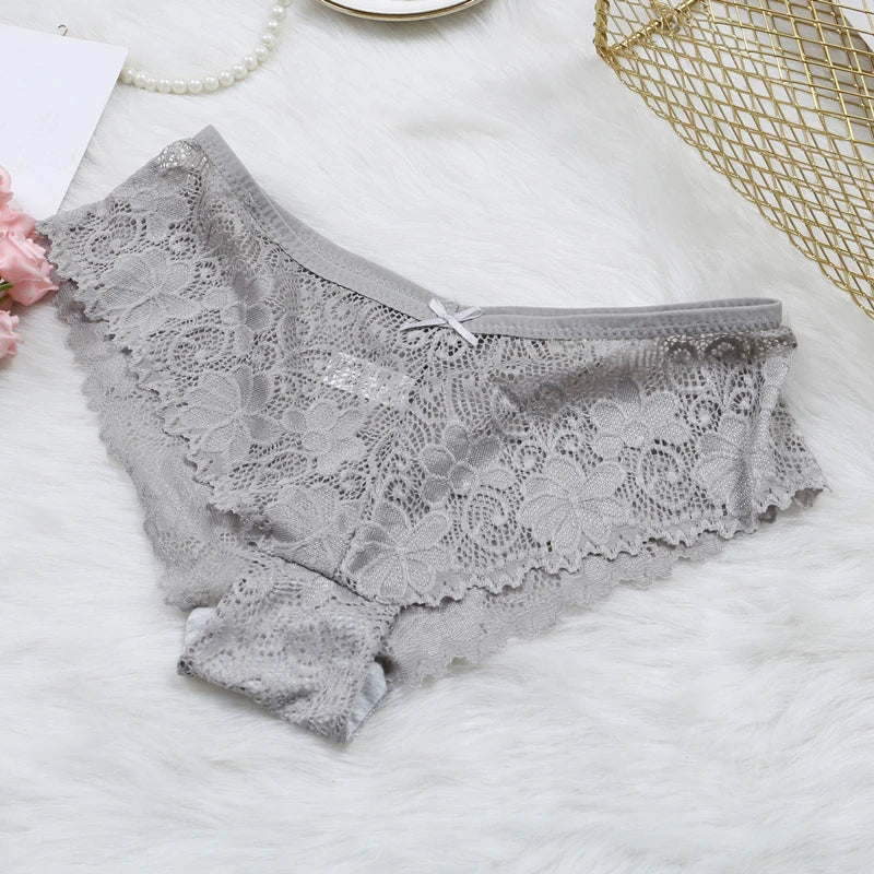 Sexy Lace Mid-Rise Panties