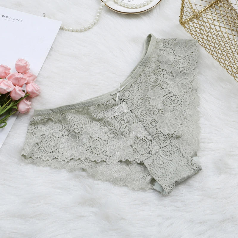 Sexy Lace Mid-Rise Panties