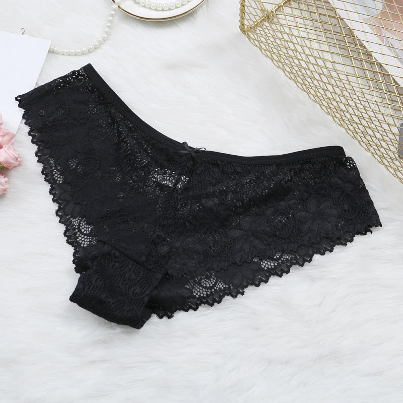 Sexy Lace Mid-Rise Panties