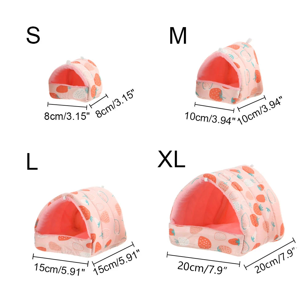 Winter Cartoon Animal Nest Bed