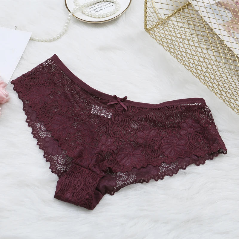 Sexy Lace Mid-Rise Panties