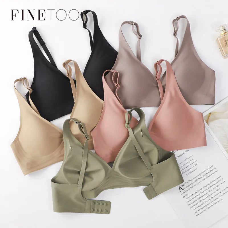 Soft Wireless Deep V Bralette