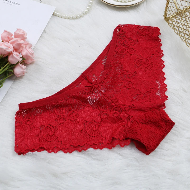 Sexy Lace Mid-Rise Panties