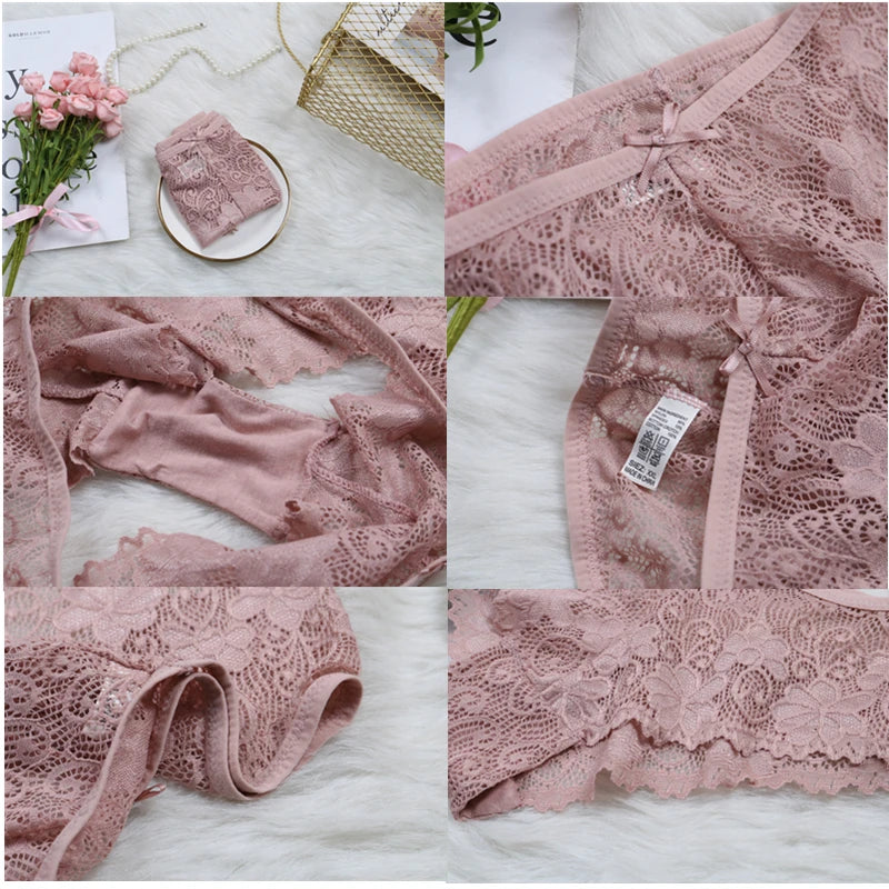 Sexy Lace Mid-Rise Panties