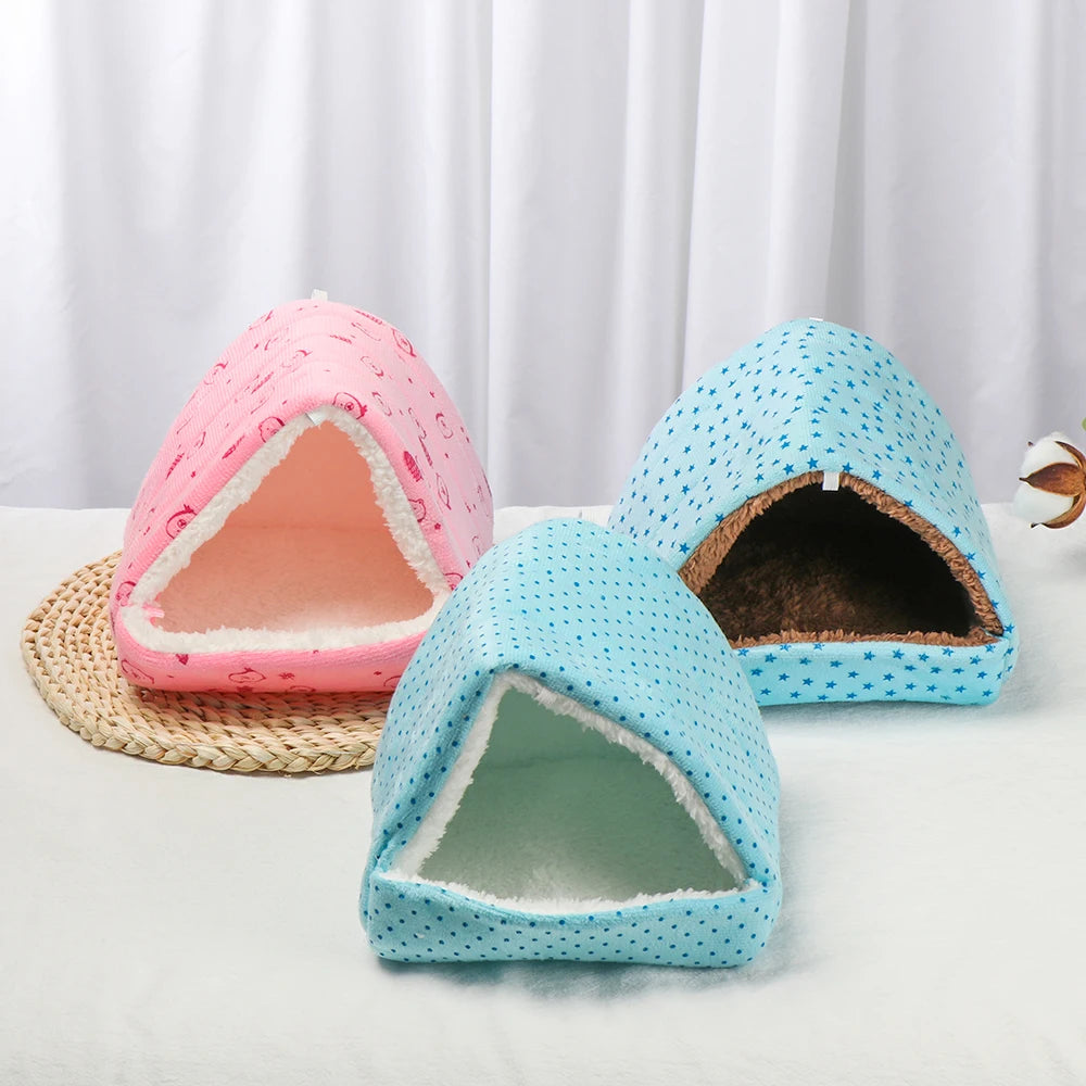 Winter Cartoon Animal Nest Bed