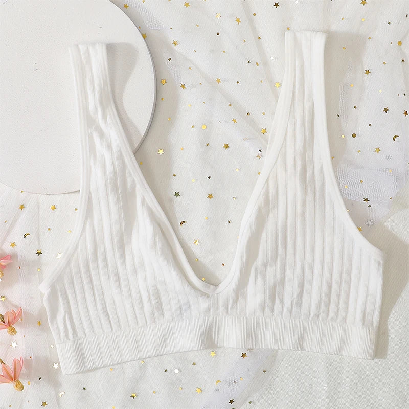 V-Neck Push-Up Seamless Bra