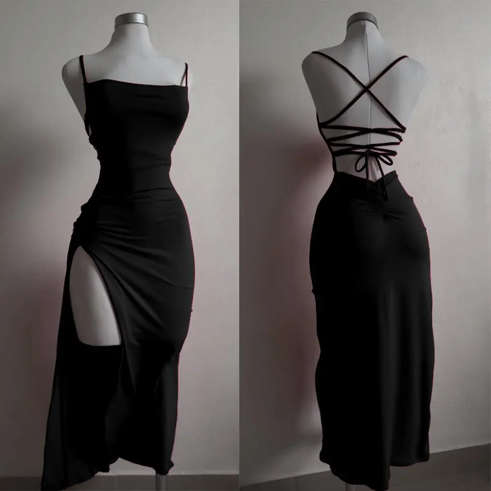 2025 Hot Summer Halter Dress – Spice Girl Style with a Bold Edge
