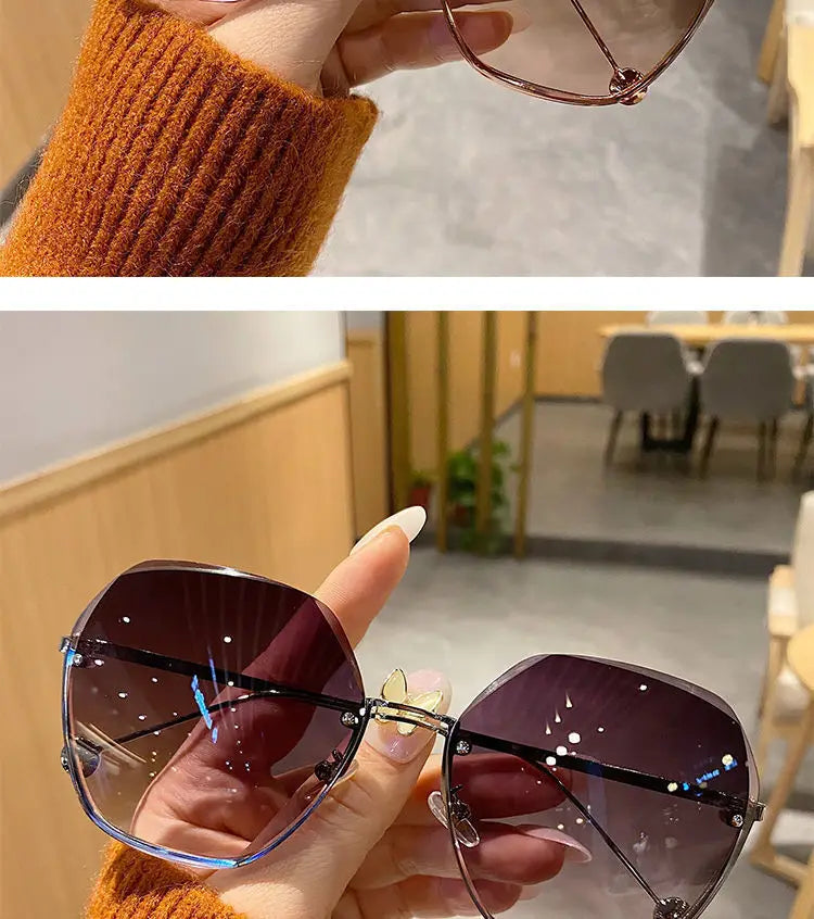 2025 Fashion Polygonal Metal Sunglasses