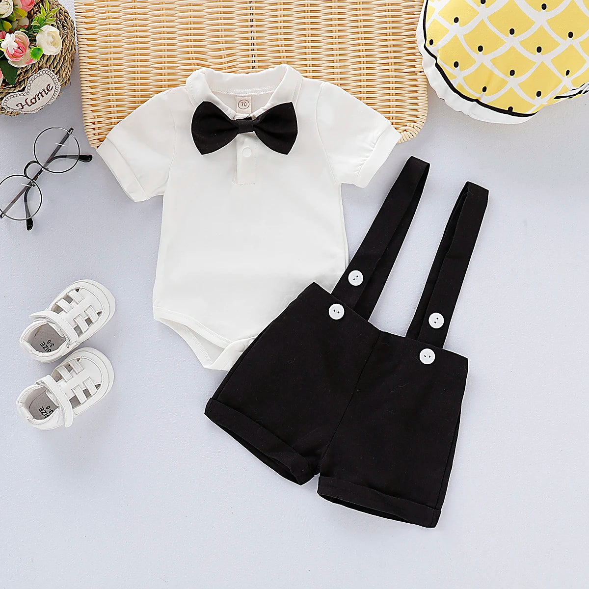 Mini Gentleman Baby Boy Outfit
