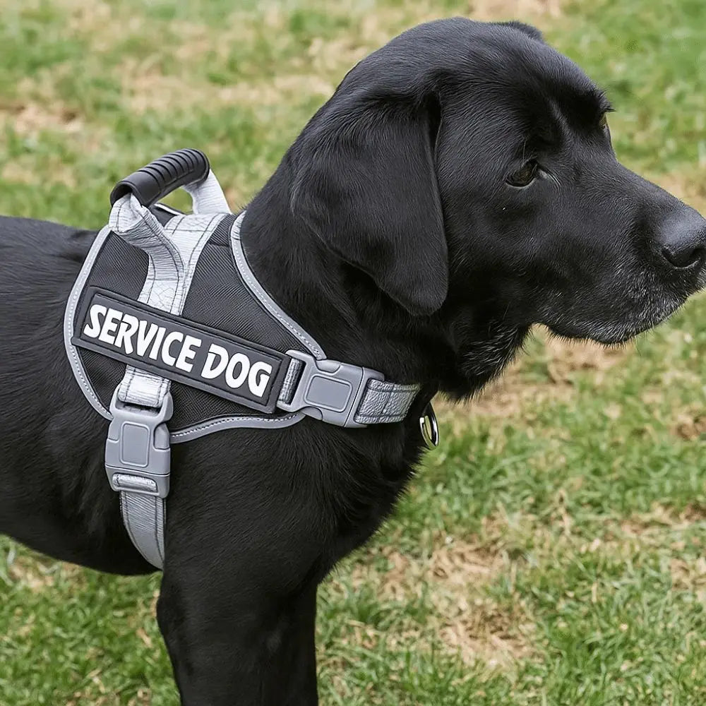 Adjustable Chest Collars & Reflective Dog Harness Set