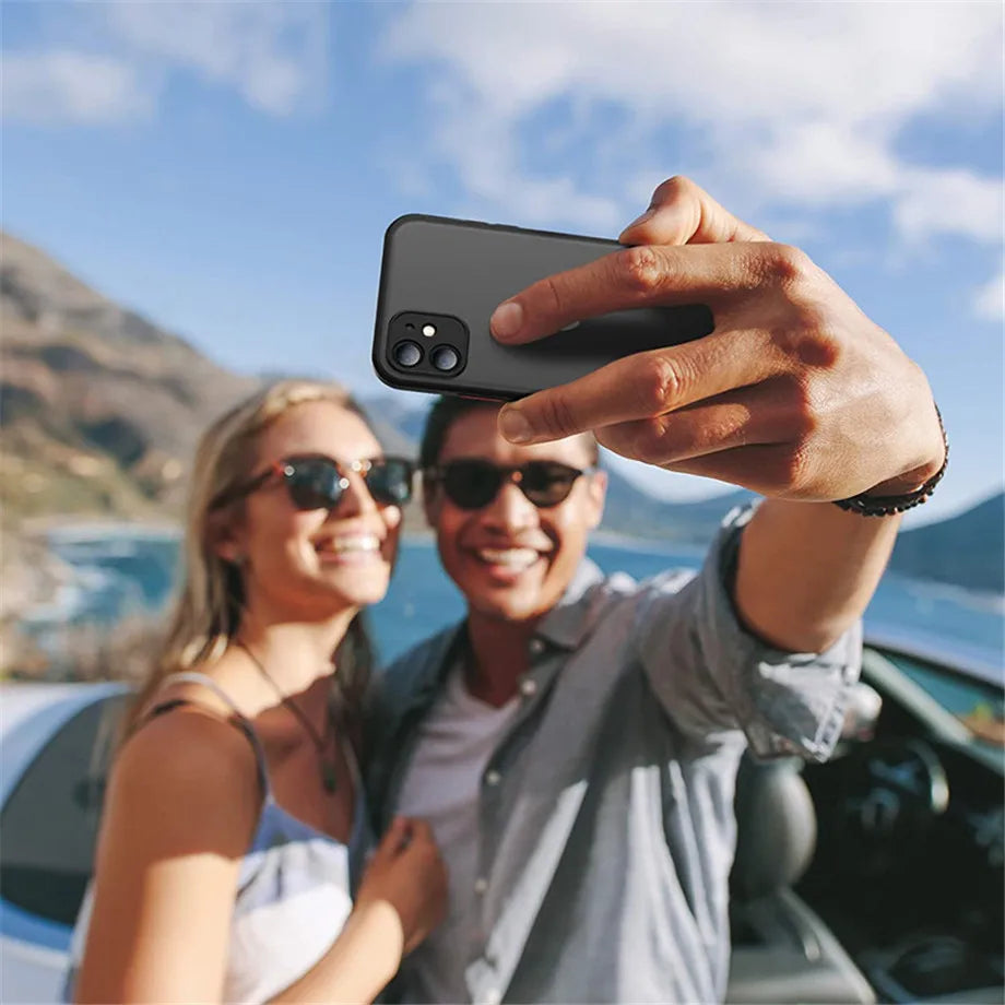 Shockproof Armor Matte Case for iPhone 16 / 15 / 14 Plus / 13 / 12 / 11 Pro Max