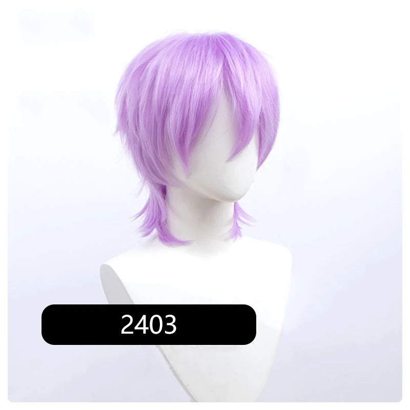 MUMUPI Synthetic Short Wolf Cut Wig with Bangs