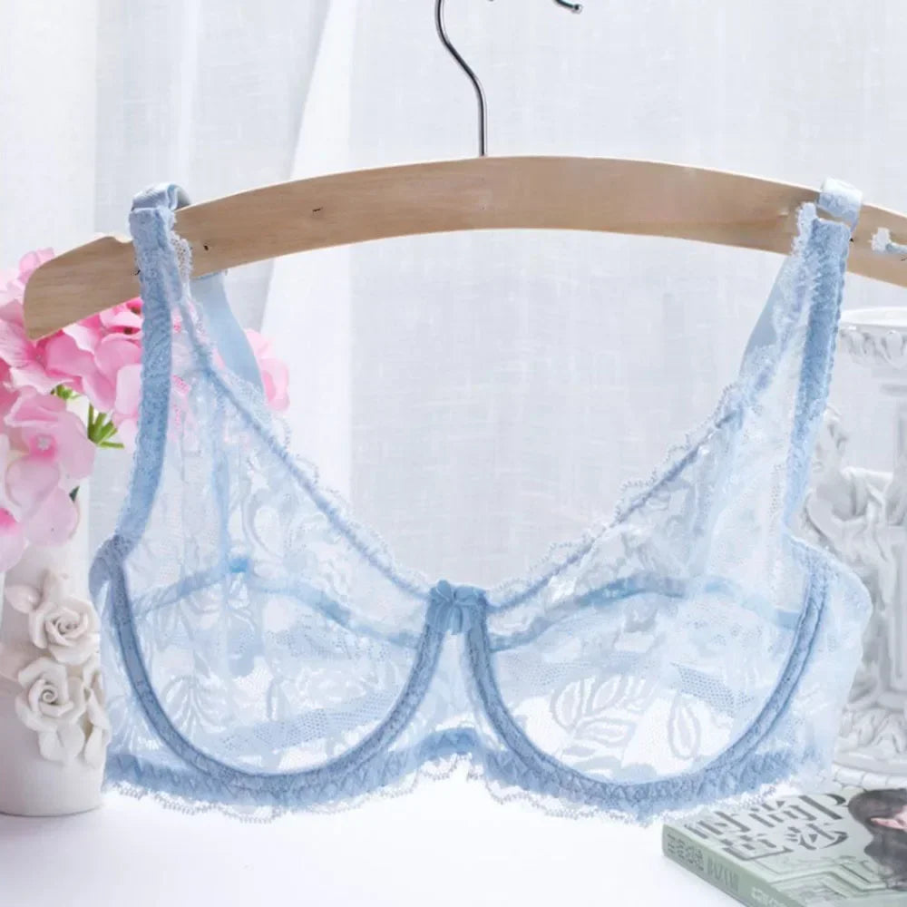 Women’s Sexy Lace Mesh Underwire Bra