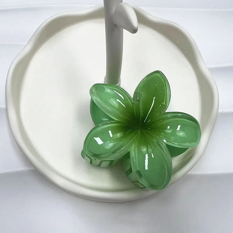 Large Flower Claw Clips