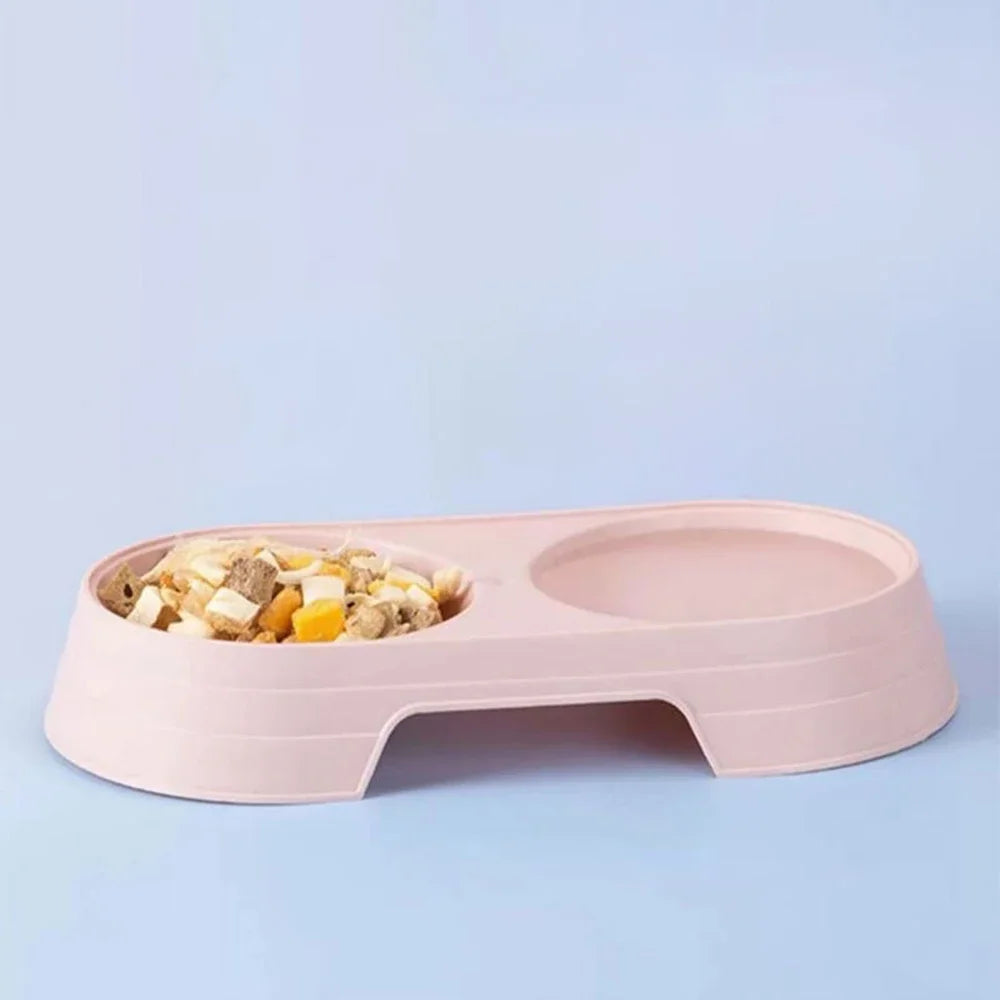 Pet Double Bowl Feeder