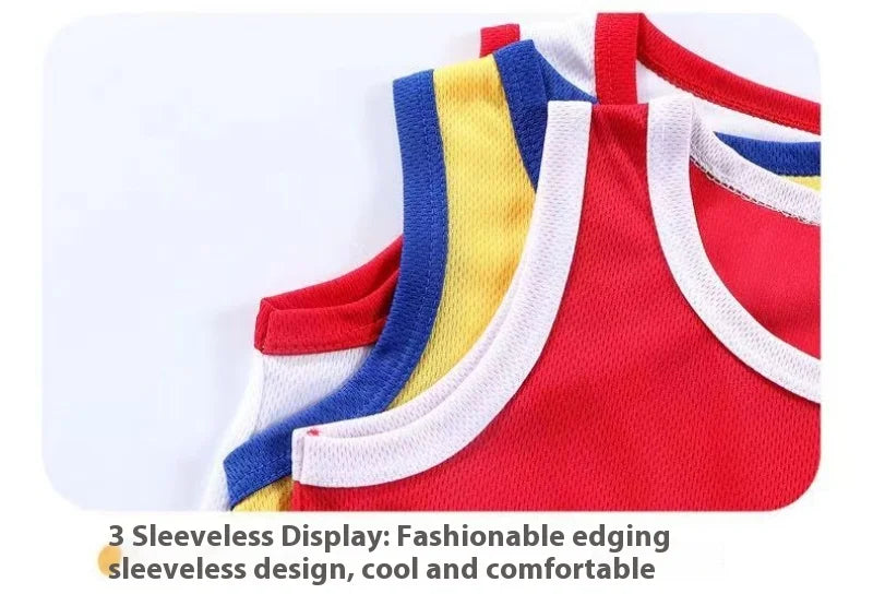 2025 Summer Boys Spiderman Anime Vest & Shorts Set