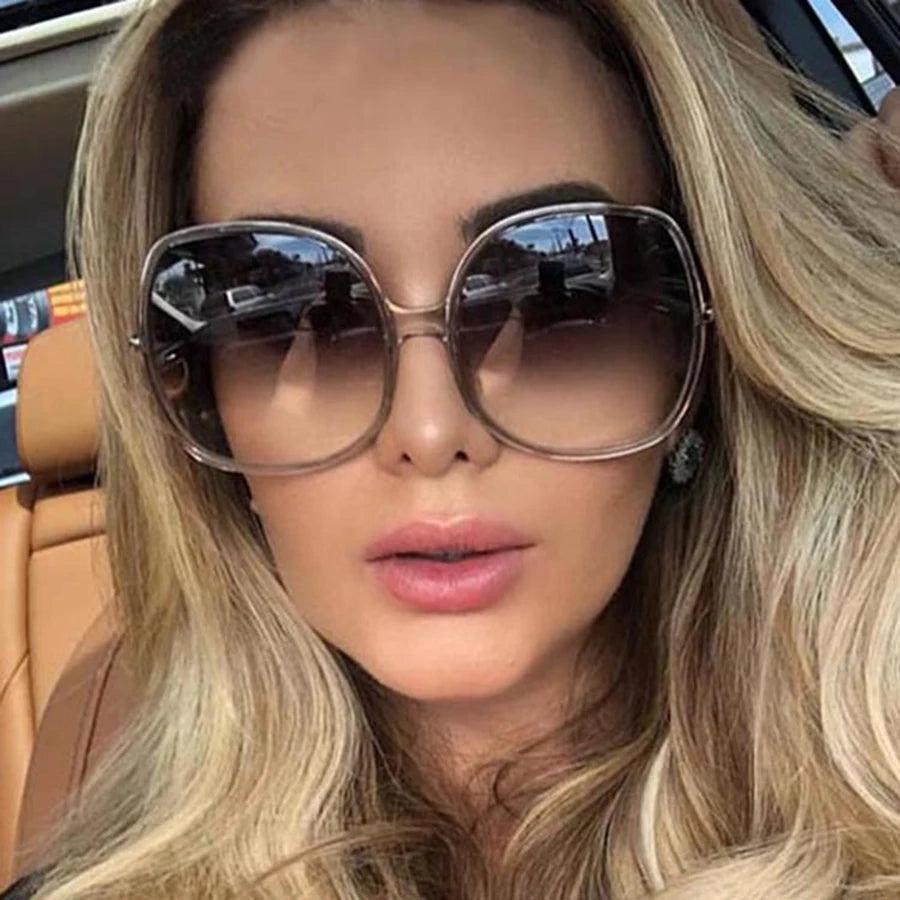 Vintage Polygon Metal Sunglasses