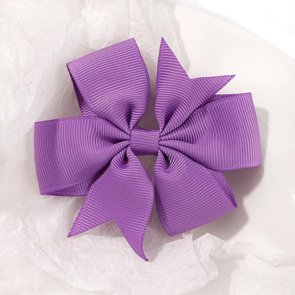 20/40PCS Candy Color Bow Hair Clip Set
