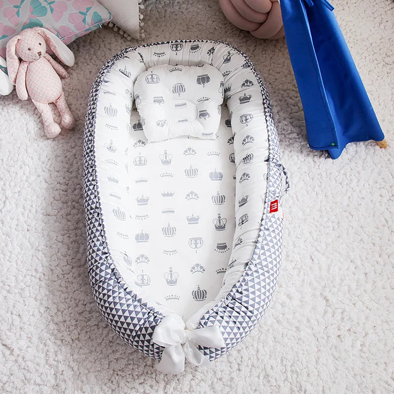 85×50cm Baby Nest Bed with Pillow
