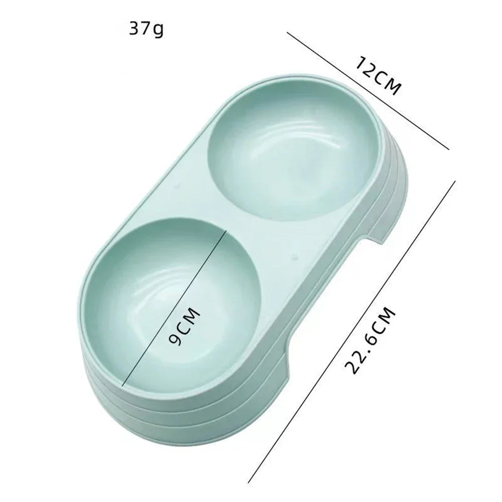 Pet Double Bowl Feeder
