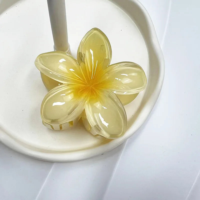 Large Flower Claw Clips