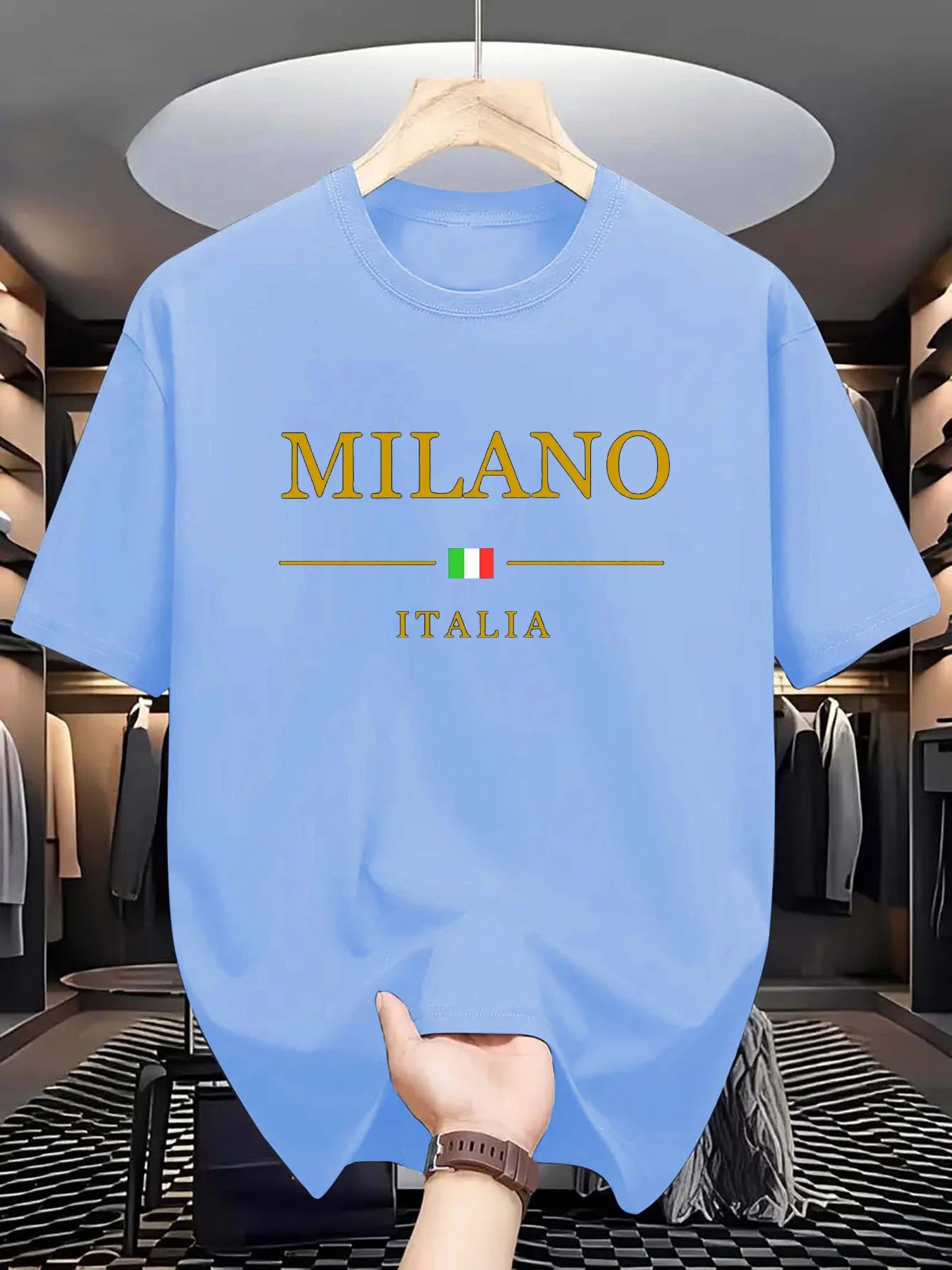 Men’s 100% Cotton Summer T-Shirt