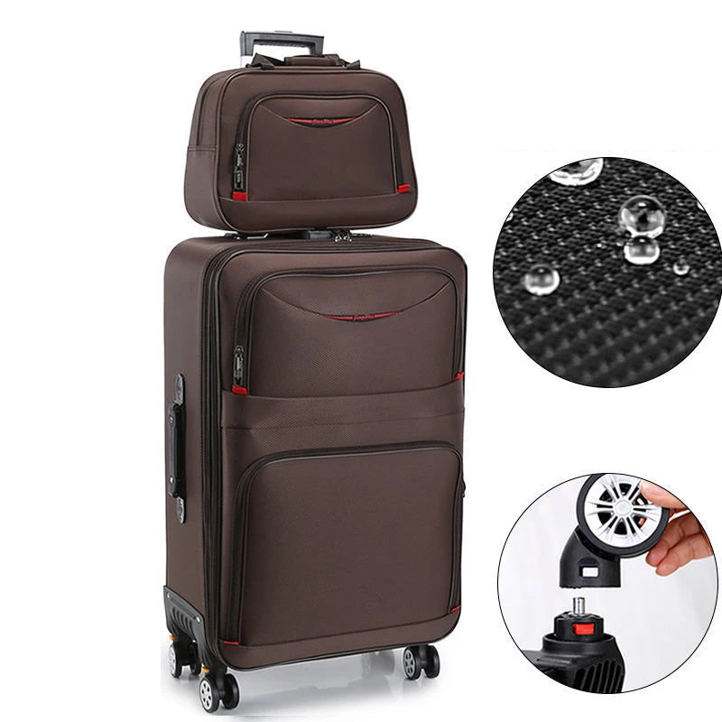 Large Capacity Travel Suitcase Trolley Bag