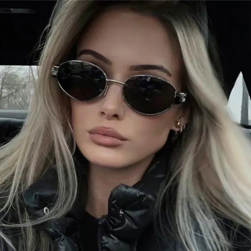 2025 Advanced Metal Oval Sunglasses