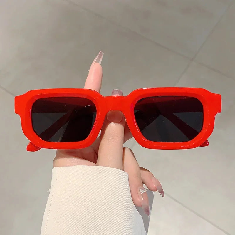 New Vintage Rectangle Frame Sunglasses