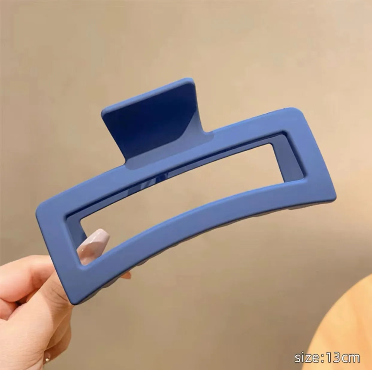 Korean Large Solid Hair Claw