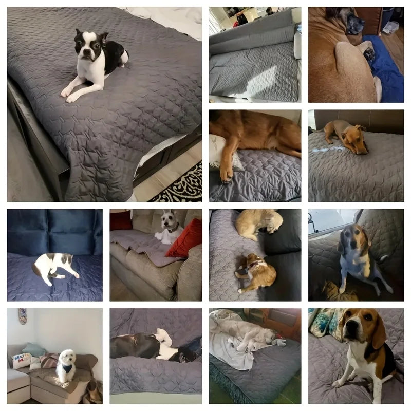 Double-Sided Waterproof Dog Bed Cover