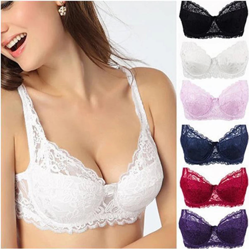 New Sexy Floral Lace Push-Up Bra