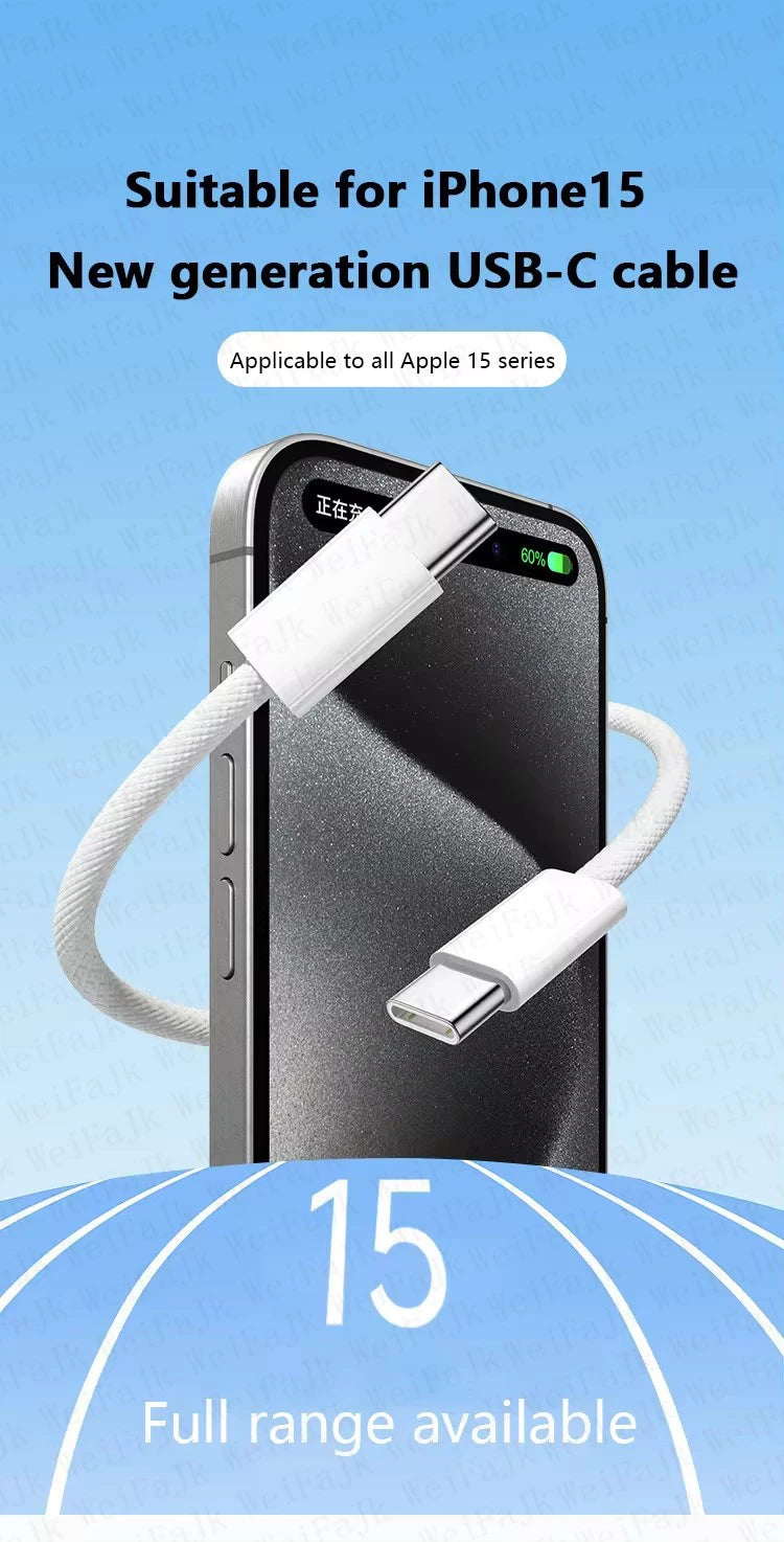 Original Apple 30W Fast Charger with USB-C Cable