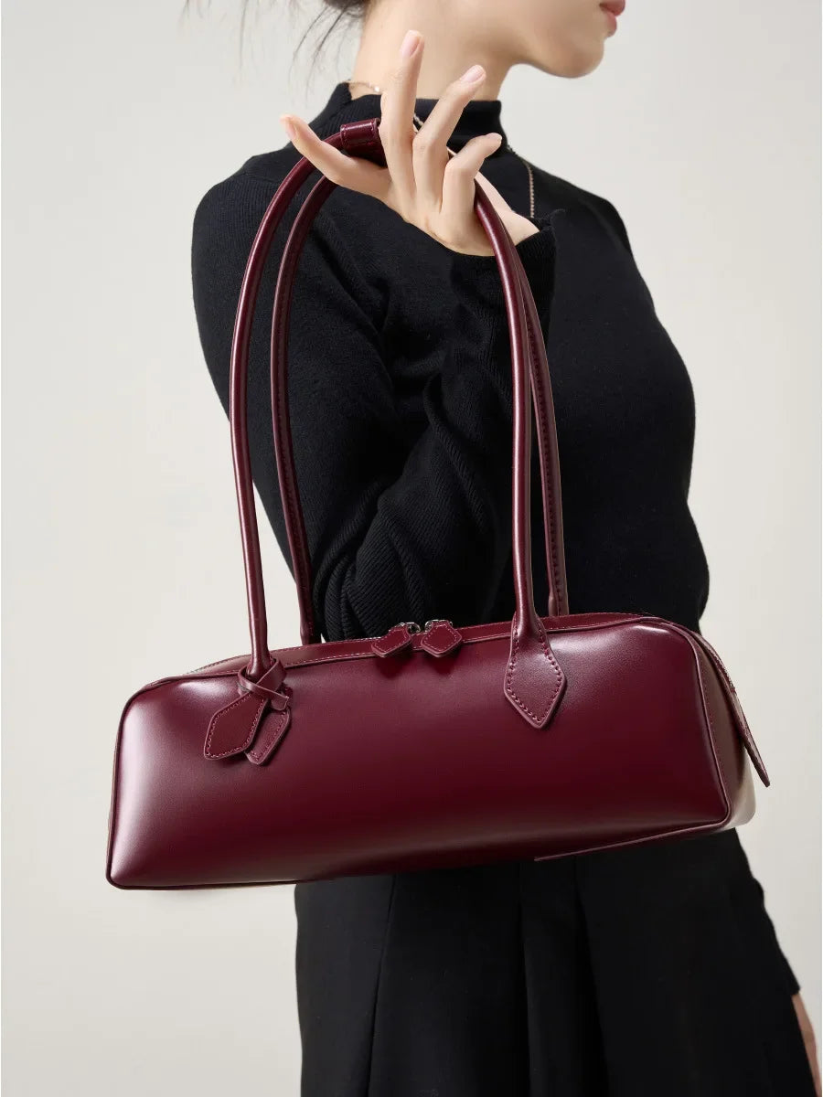 2025 New Genuine Leather Women’s Shoulder Bag