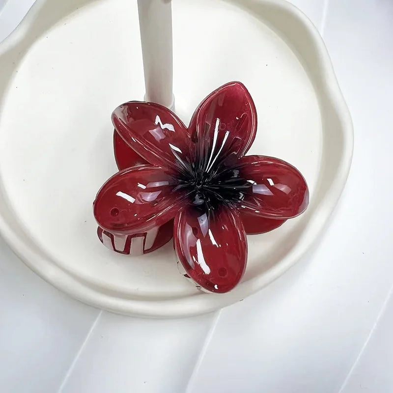 Large Flower Claw Clips