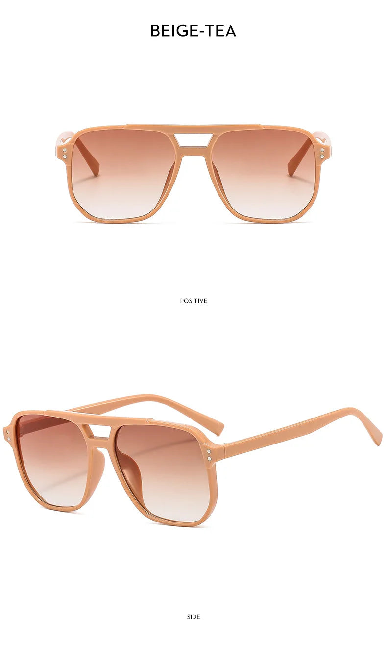 Vintage Square Sunglasses