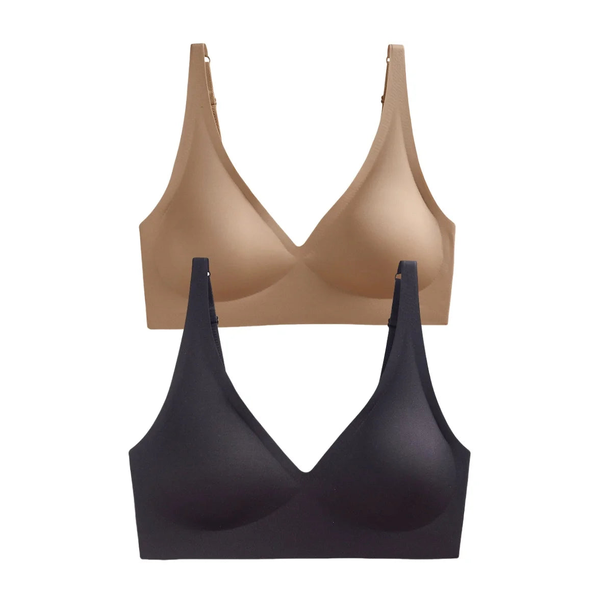 2Pcs/Set Seamless Wireless Bra