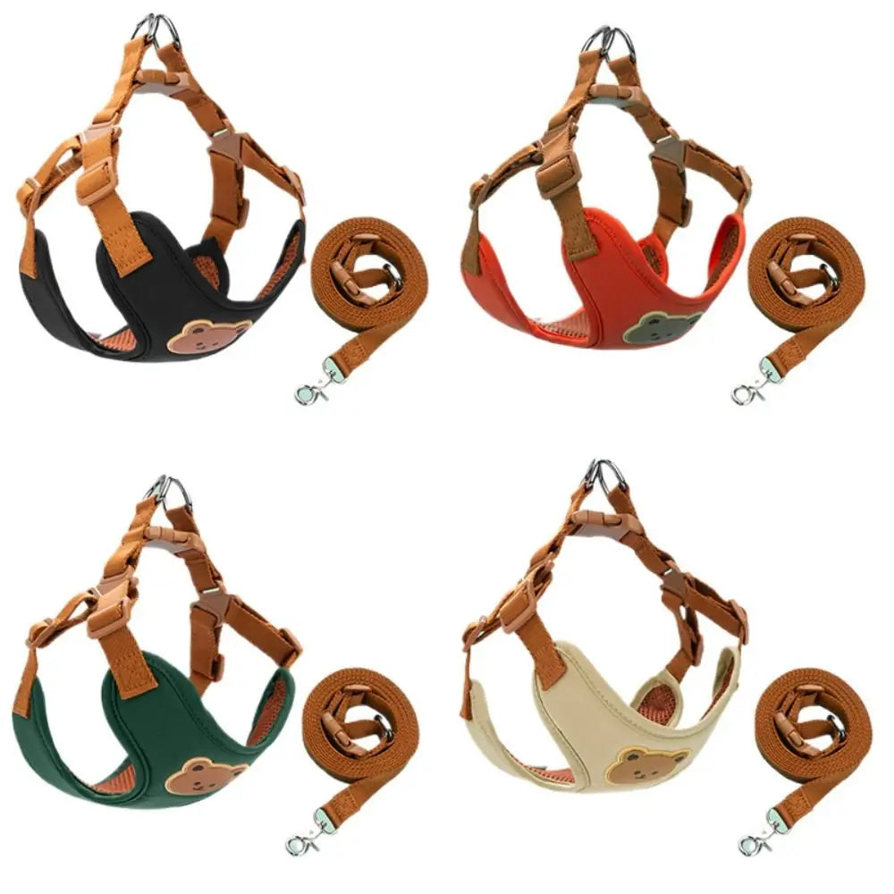 Cartoon Cute Pet Harness & Leash Set