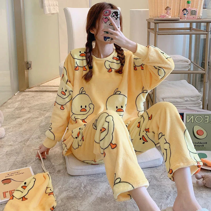 Winter Warm Pajama Set