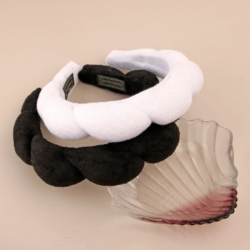 2025 Fashion Puffy Sponge Headband for Women & Girls