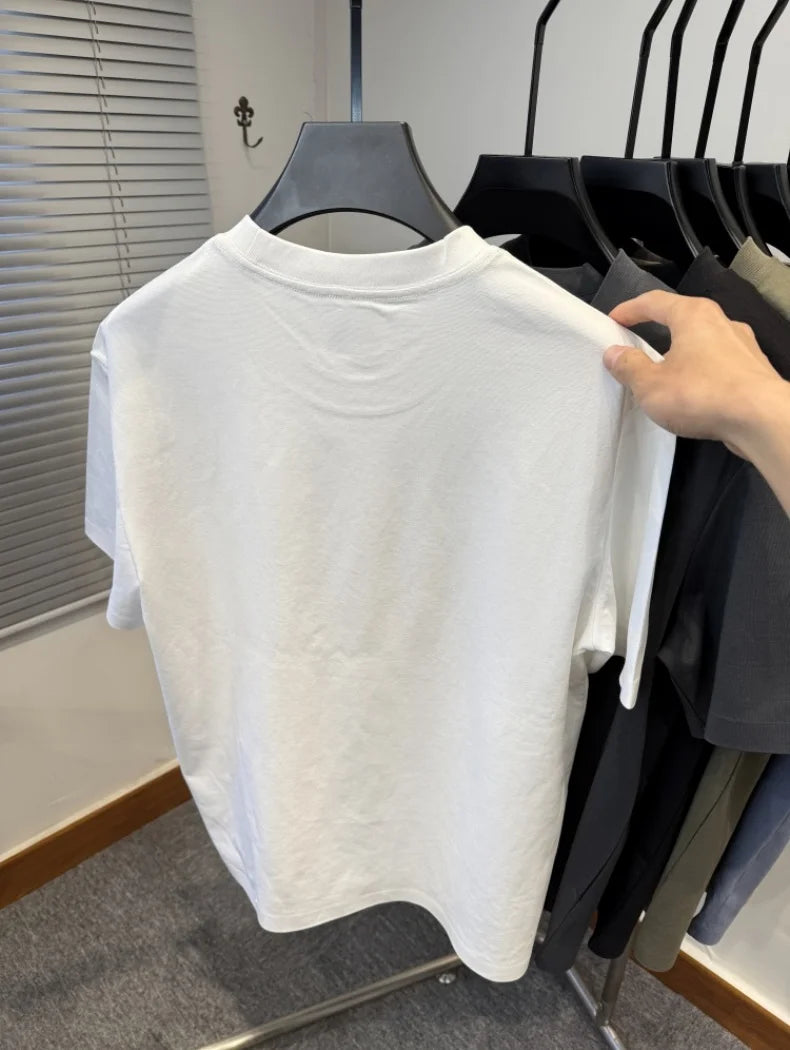 Luxury Cotton Men’s Seamless T-Shirt