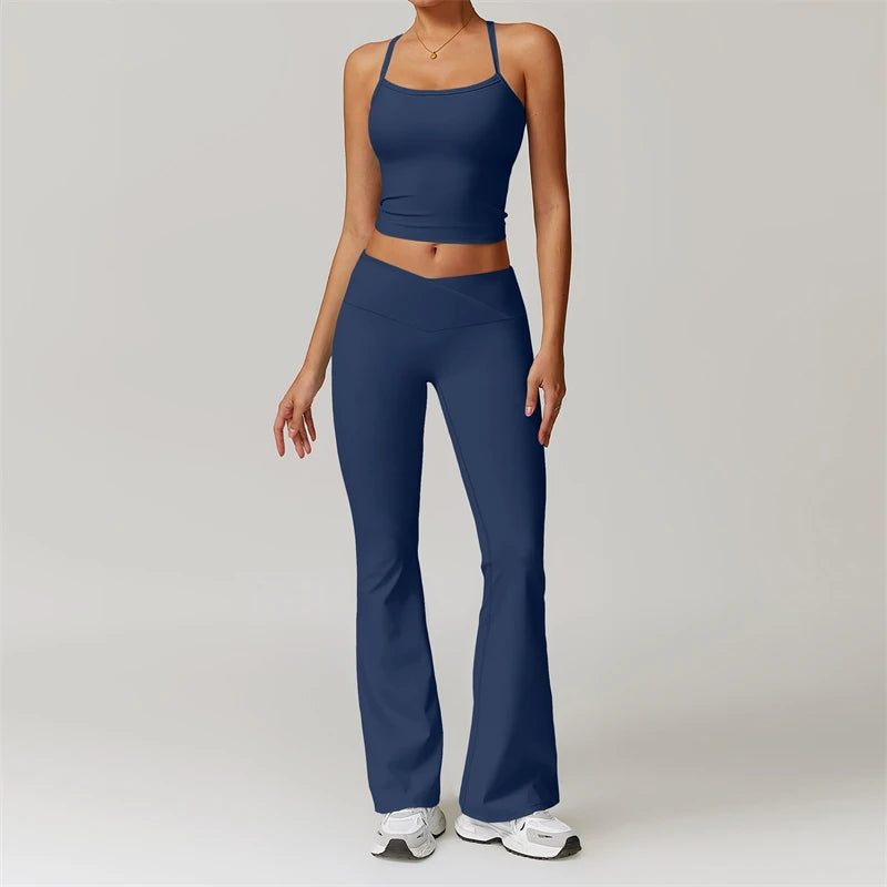 2-Piece Women's Yoga & Fitness Set – Sports Bra & Leggings