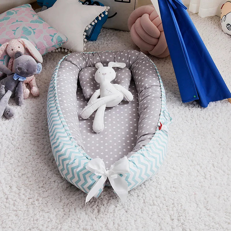 85×50cm Baby Nest Bed with Pillow