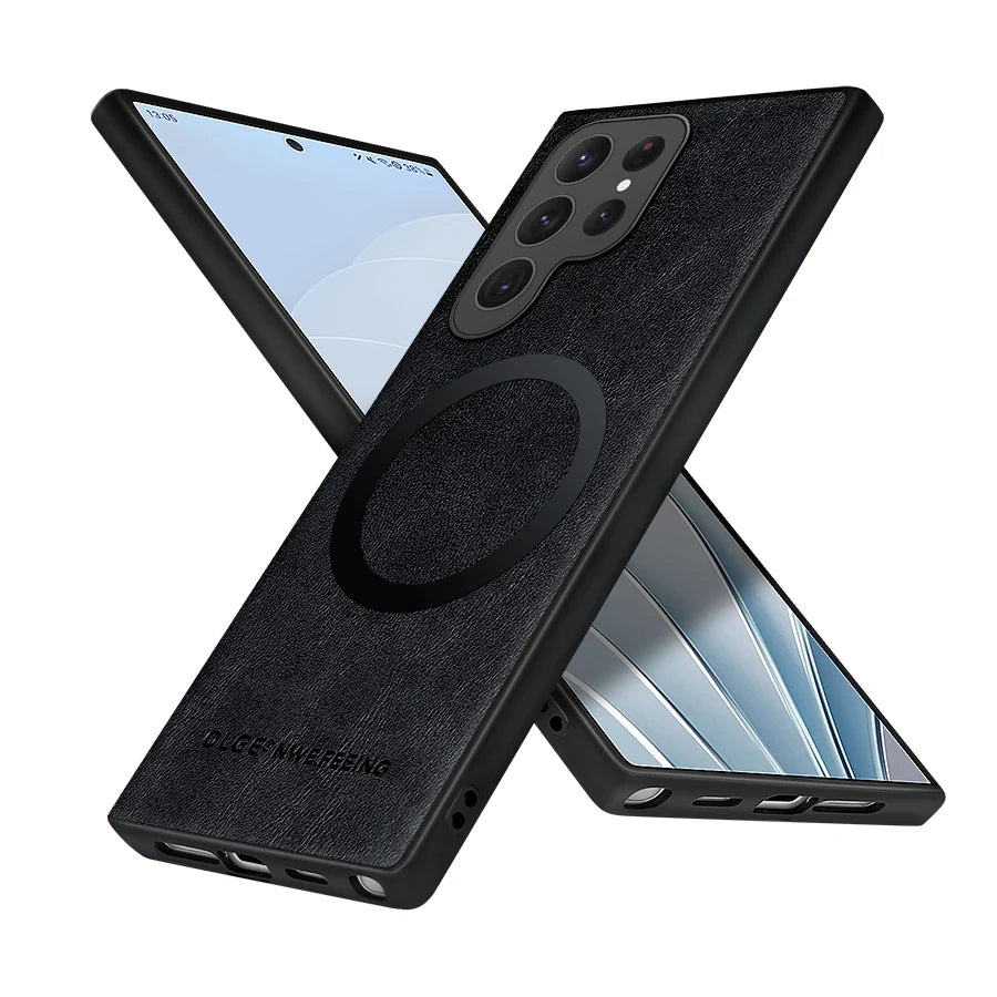 Luxury Leather Silicone Case for Samsung Galaxy S24/S23/S22