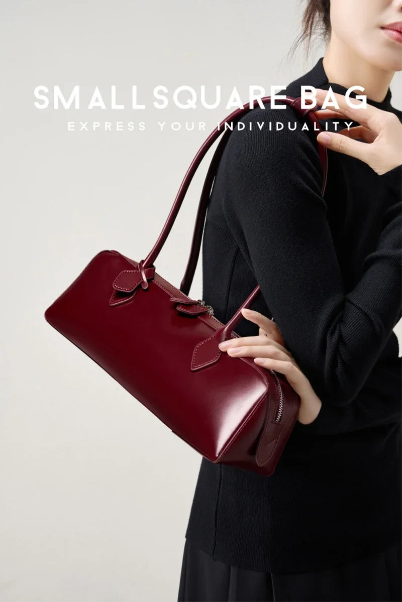 2025 New Genuine Leather Women’s Shoulder Bag