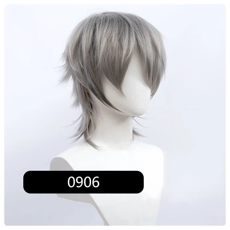 MUMUPI Synthetic Short Wolf Cut Wig with Bangs