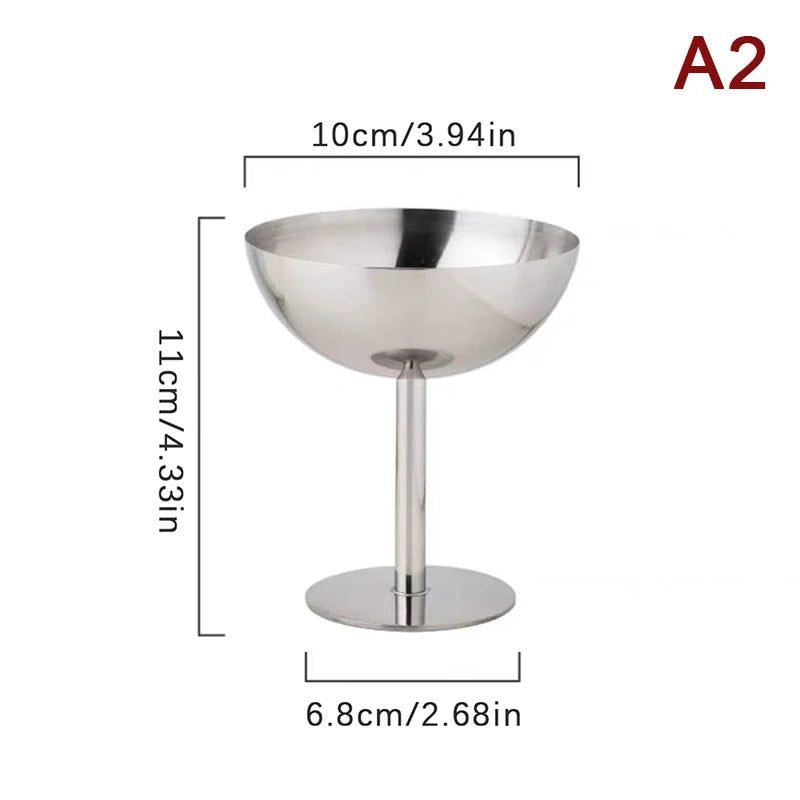 Stainless Steel Dessert & Snack Bowl